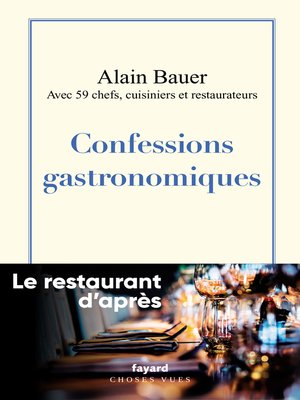 cover image of Confessions gastronomiques